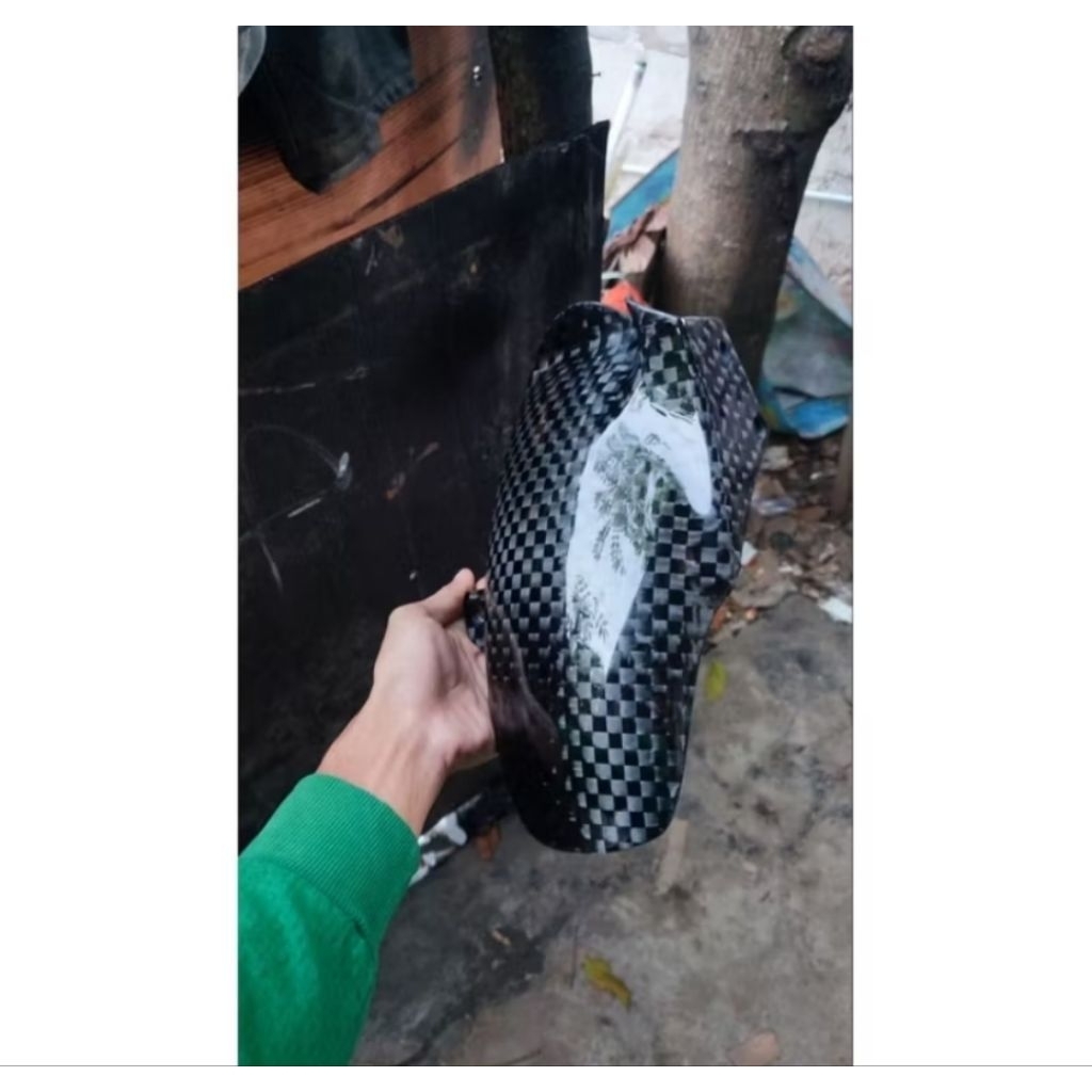 Hugger pcx 150 lokal original carbon kevlar asli