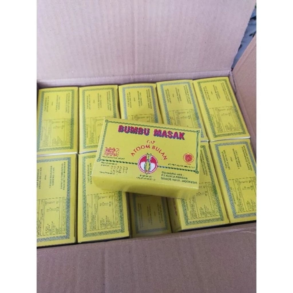 bumbu atom bulan 1 dus 20 sachet grosir pasar atom