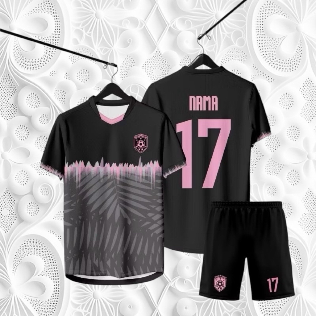 jersey bola futsal costum gratis desain nama, logo, nomor, sponsor