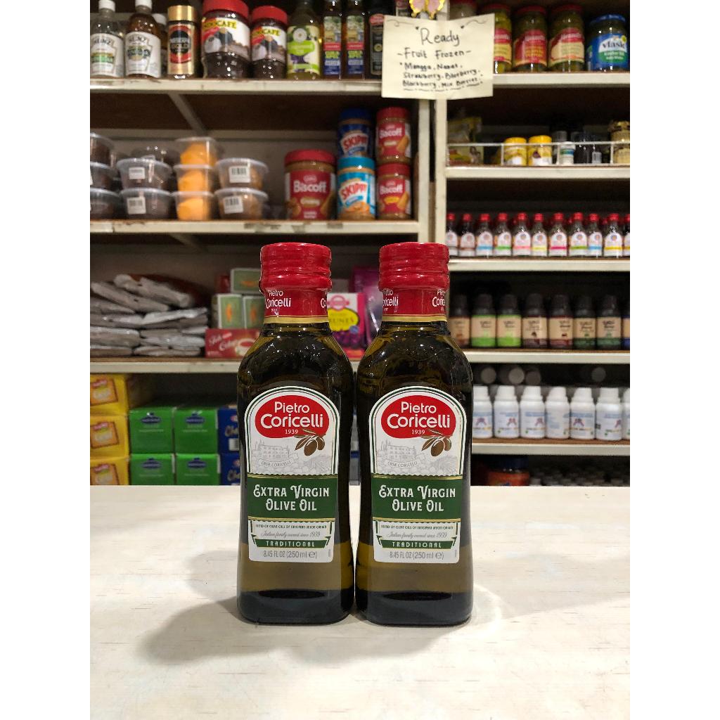 

PIETRO CORICELLI EXTRA VIRGIN OLIVE OIL 250ML (MERAH), OLIVE OIL AMAN DIKONSUMSI LANGSUNG