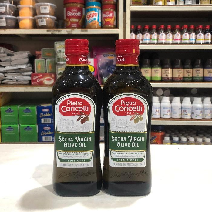 

PIETRO CORICELLI EXTRA VIRGIN OLIVE OIL 500ML (MERAH), OLIVE OIL AMAN DIKONSUMSI LANGSUNG