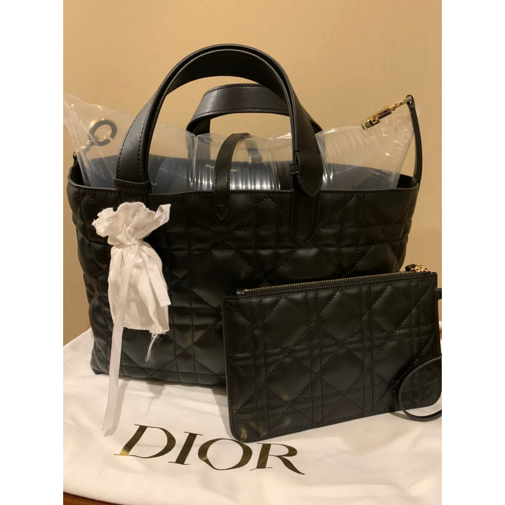 Tote bag black C. Dior
