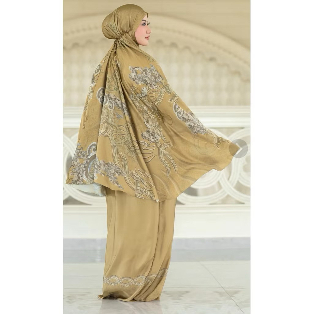 New As is the wave prayer robe Sunrise dan series the royal mustard