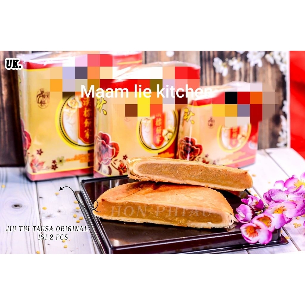 

Kue bulan / jiu tui / pok kok piang isi kacang hijau / tausa / kue bulan singkawang