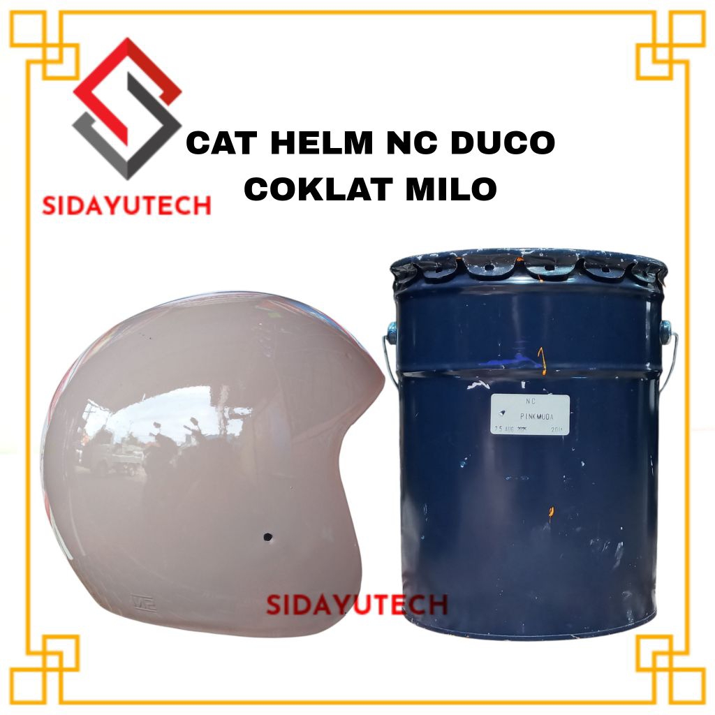 Cat Helm NC Duco Jepang Coklat Milo