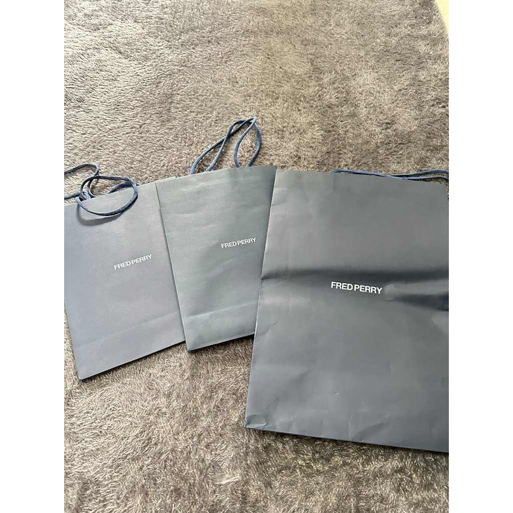 

paper bag fred perry/pcs original