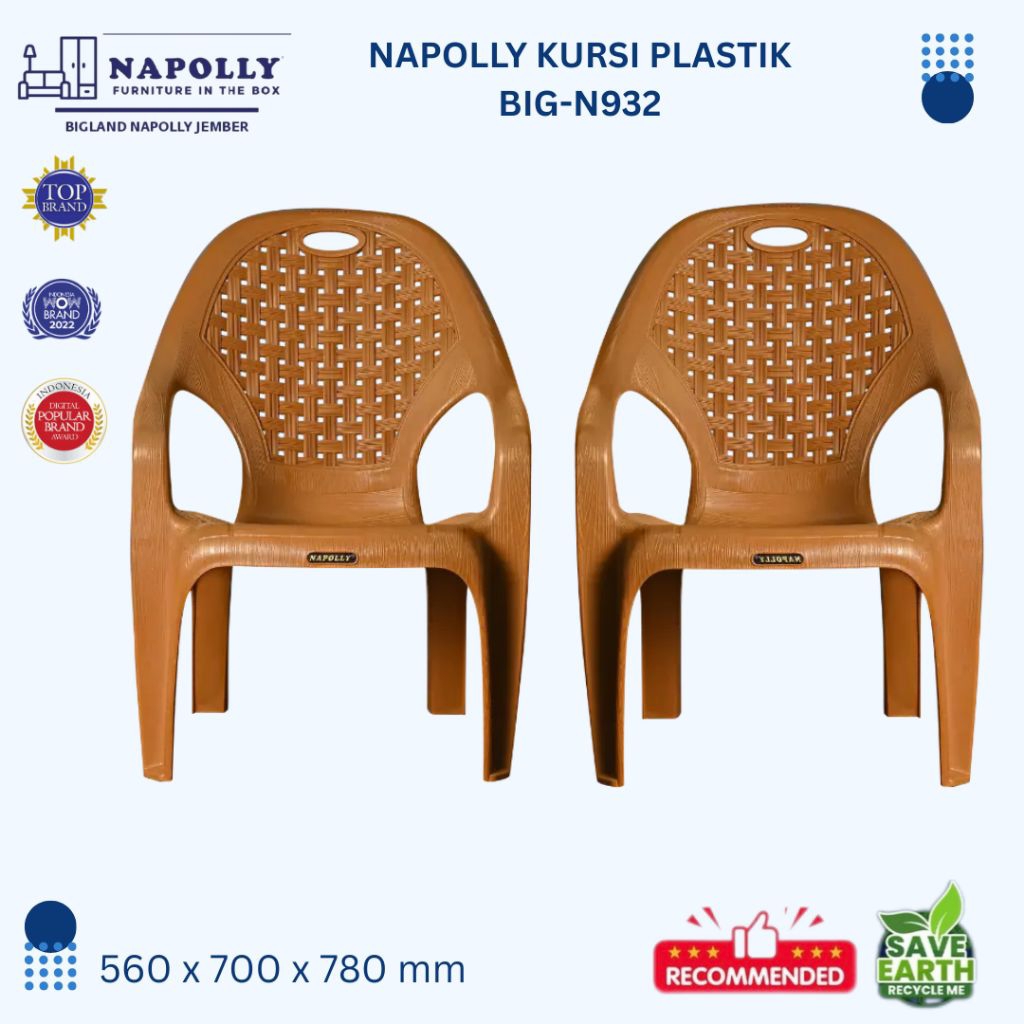 Kursi Teras/Kursi Santai/Kursi Ruang Tamu/Kursi Santai/NAPOLLY KURSI TERAS - Kursi Sandaran Tangan P