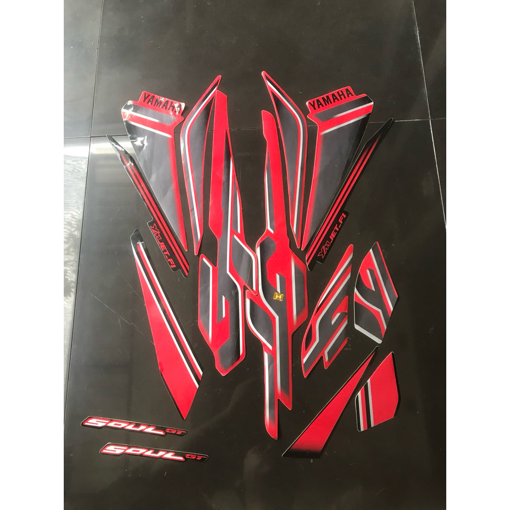 STRIPING STIKER SOUL GT 2013 MERAH