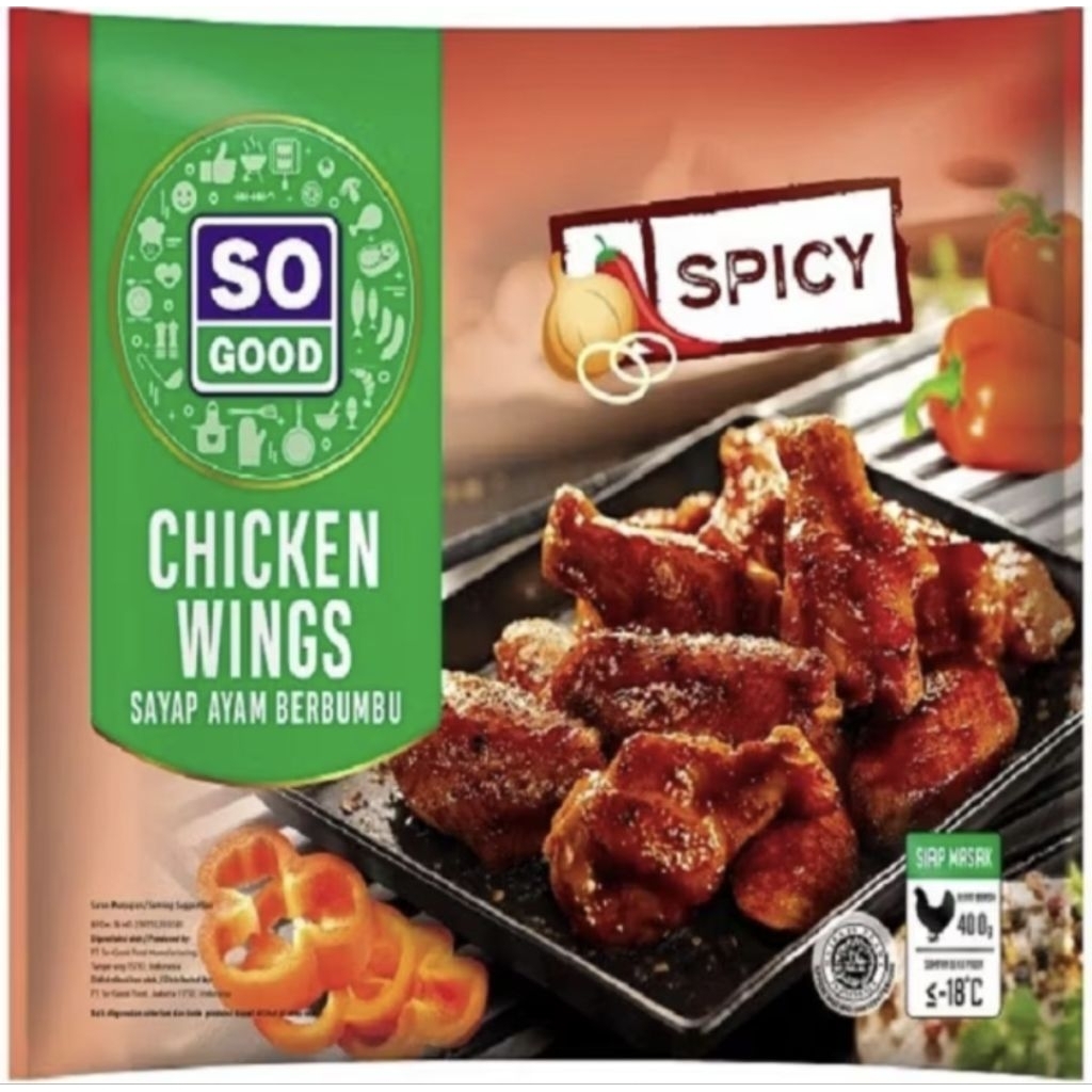 

So Good Spicy Wings 400gr