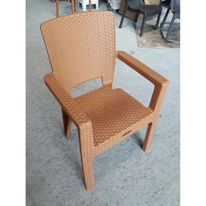 Kursi Plastik Napolly KRS-8R3 Arm Jati