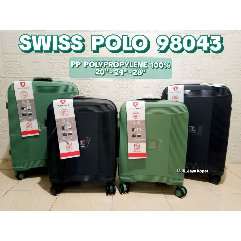 KOPER SWISS POLO 98043 ORIGINAL PP POLYPROPYLENE 100% Importir Tahan Banting
