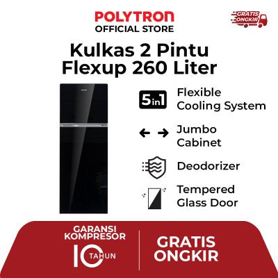 Kulkas 2 Pintu Polytron 230 Liter PRW-29HB