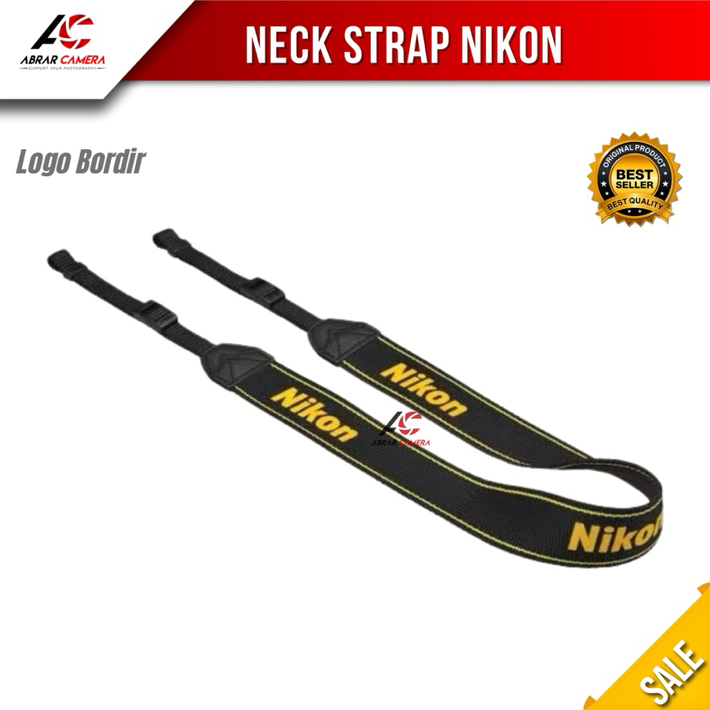 Tali Strap Kamera DSLR Nikon / Camera Strap D3000 D3100 D3200 D3300 D3400 D5000 D5200 D7000 D7100 D7