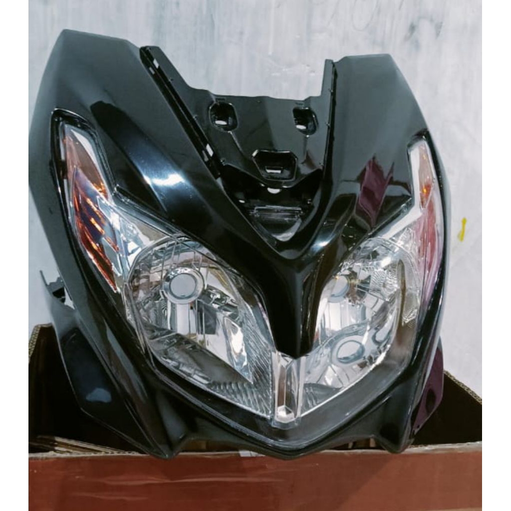New Tameng / front cover body depan BEAT DELUXE GEN 1 2020 - 2024 custom Reflektor Xeon karbu