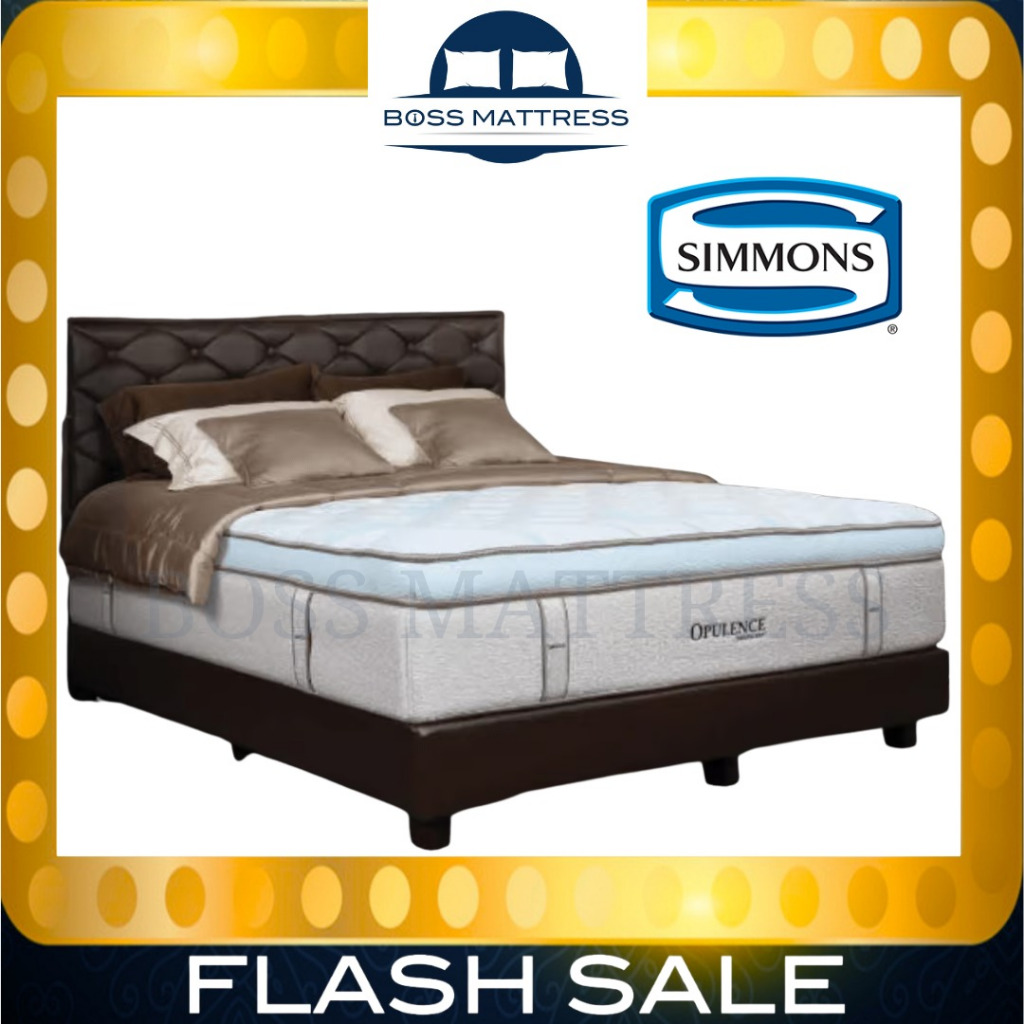 SIMMONS SpringBed OPULENCE ( Hanya KASUR / Full SET ) 160 180 200 90 100 120 140