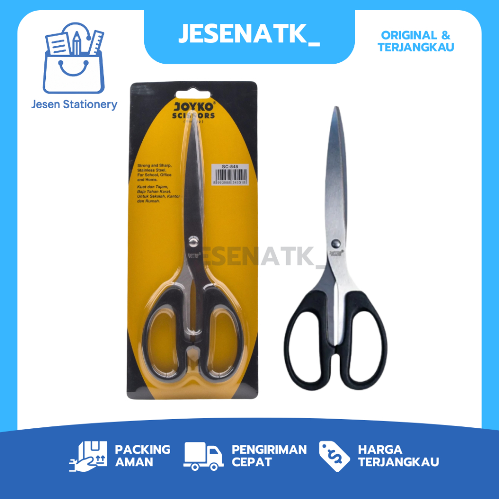 

Joyko Gunting SC-848 Stainless Steel Besar Tajam Pemotong Kertas Jumbo