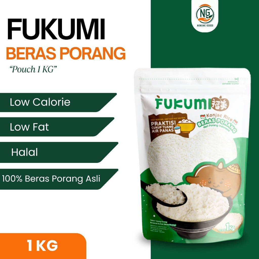 

FUKUMI BERAS PORANG POUCH 1KG