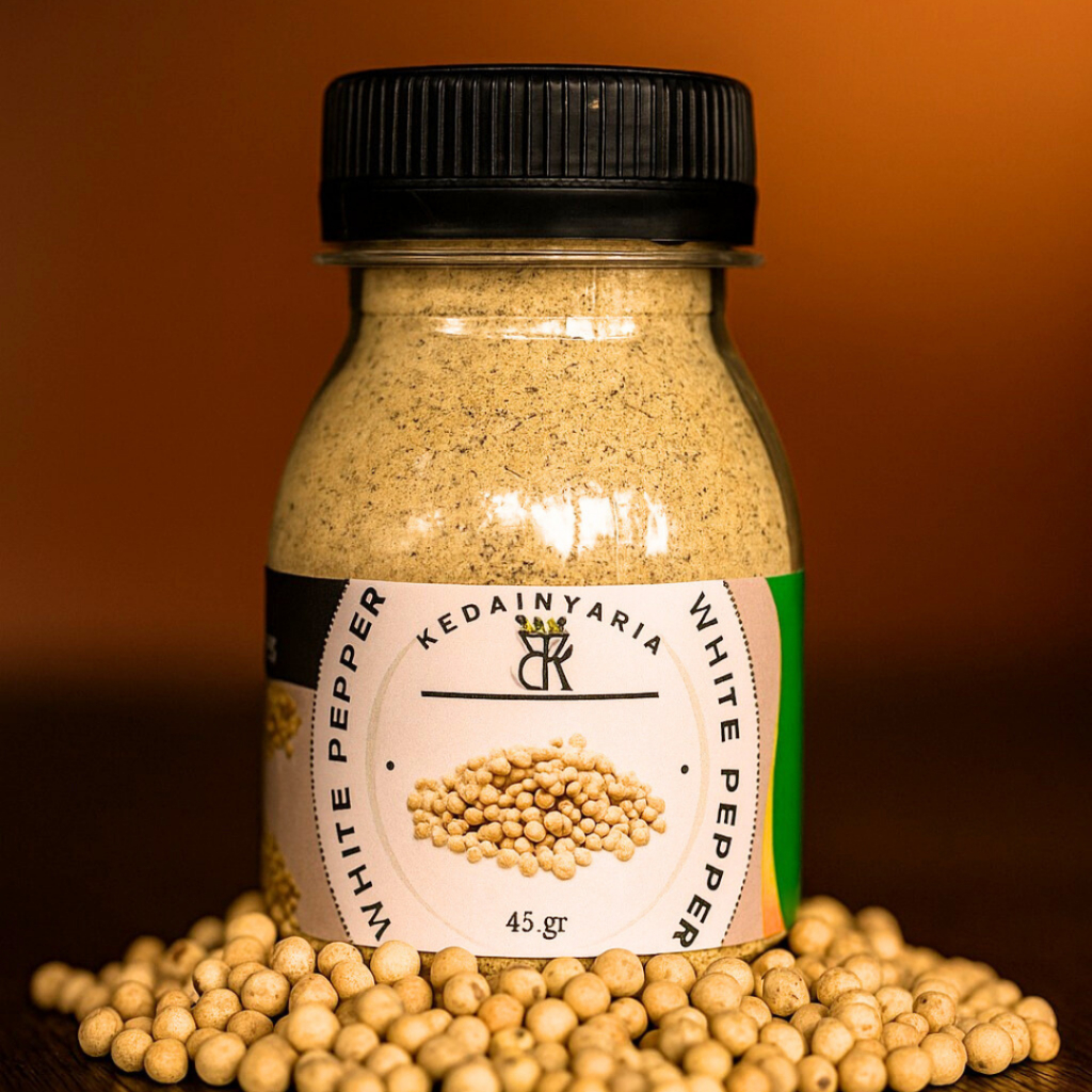 

- Premium Bumbu Bubuk LADA PUTIH ORGANIC ( White Pepper )