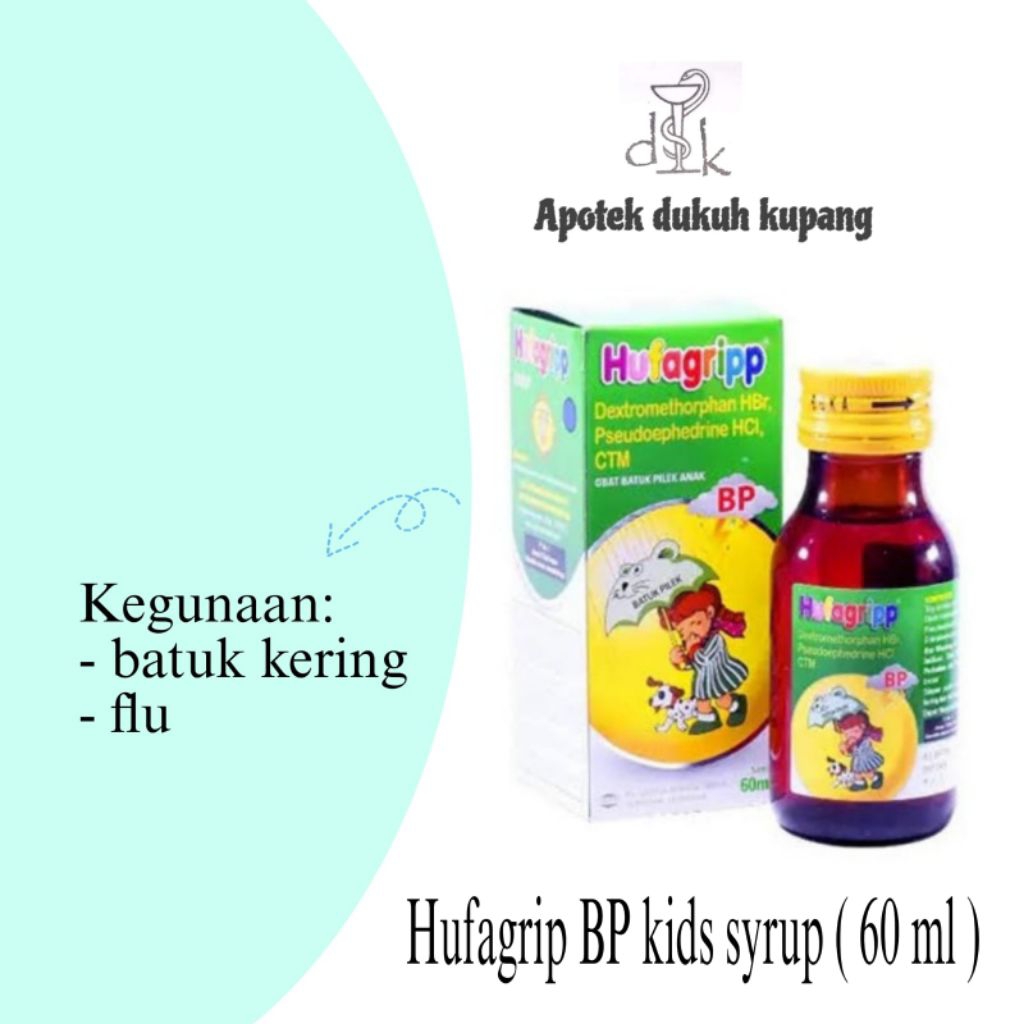 Hufagrip Batuk Pilek kids syrup ( 60 ml )