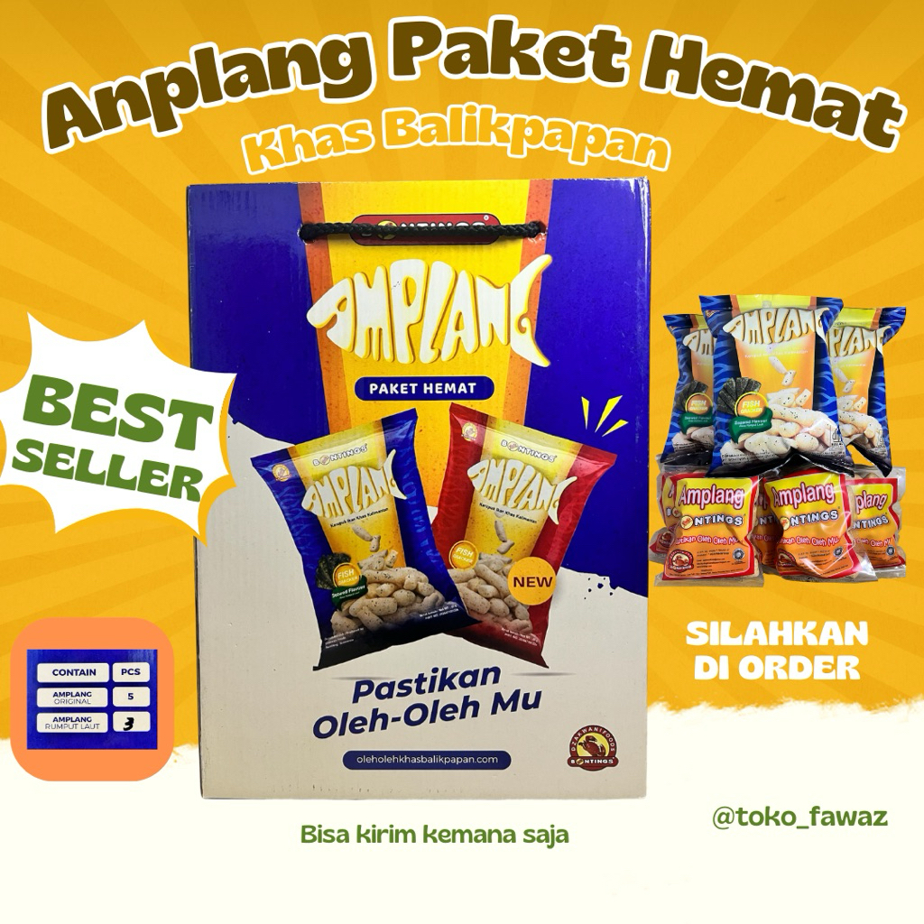 

[NEW] Amplang Best Seller Paket Hemat Khas Balikpapan