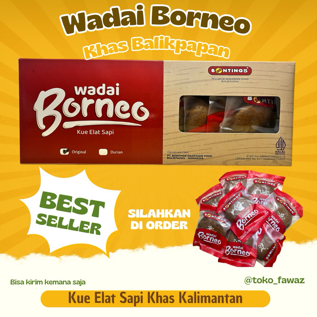 

[NEW] Wadai Borneo Kue Elat Sapi Khas Kalimantan
