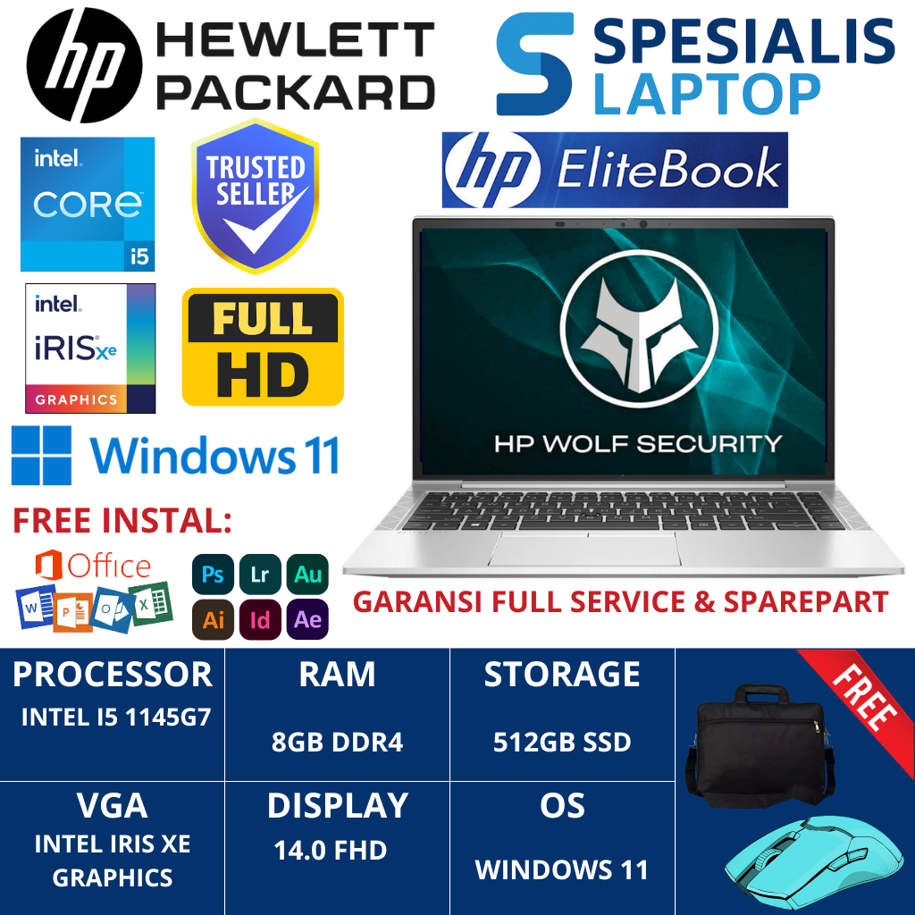 Laptop HP Elitebook 840 G8 Intel Core i7 RAM 8GB 1TB SSD 14.0 FHD WINDOWS 11 PRO