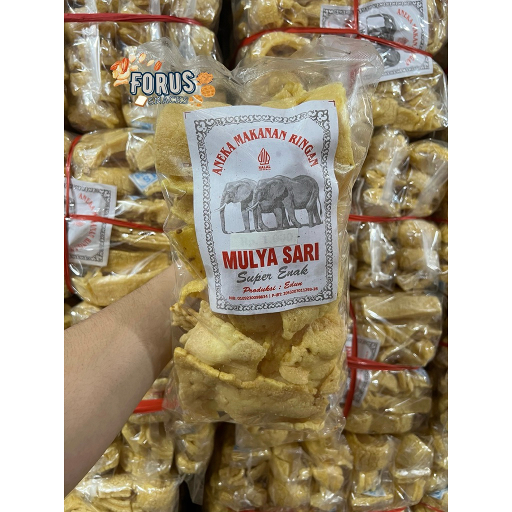 

Kerupuk Tempe SPESIAL Cap MULYASARI Renyah Lezat TERMURAH 1 Pak Isi 12 Pcs