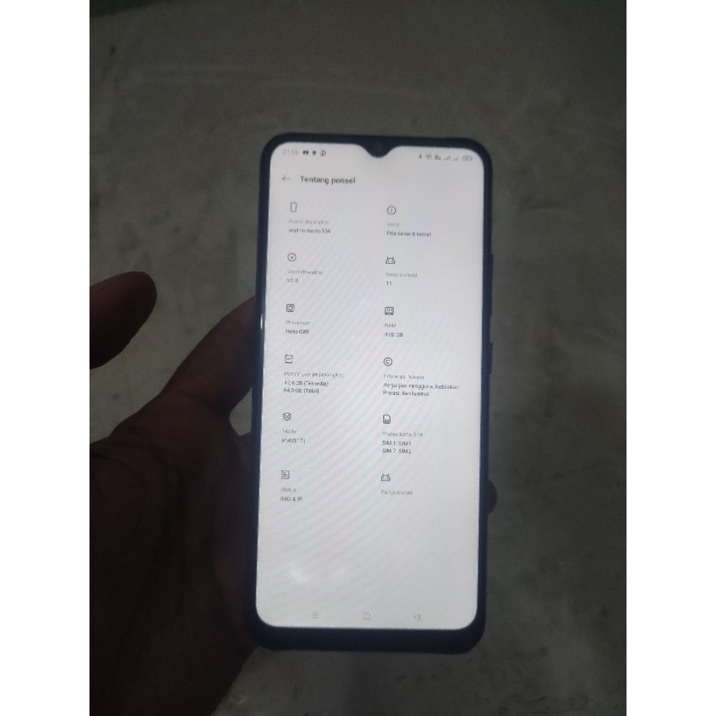 Realme Narzo 30A 4/64 hp aja