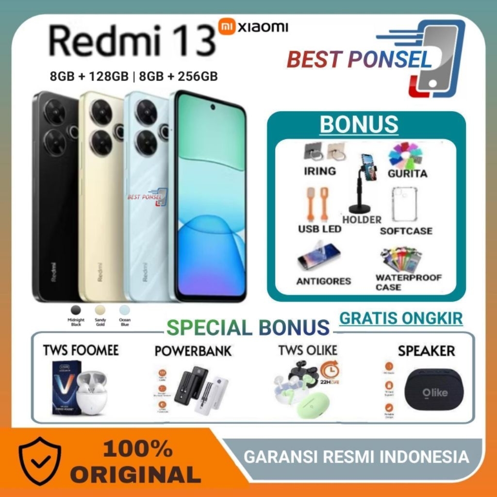 Xiaomi Redmi 13 Nfc Ram 8/128GB | Redmi 13 Nfc Ram 8/256GB | redmi 13c ram 6/128GB | redmi 13c  ram 