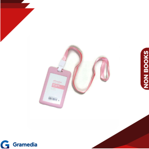 

Gramedia Medan - OFFICE-P ID CARD PORTRAIT ROUND+LANYARD PINK OP-6076L