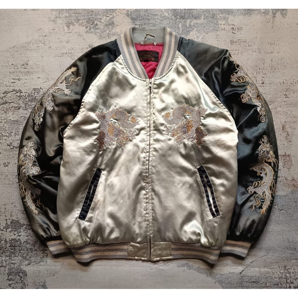 varsity jacket SUKAJAN CORSAIRE japan full bordir