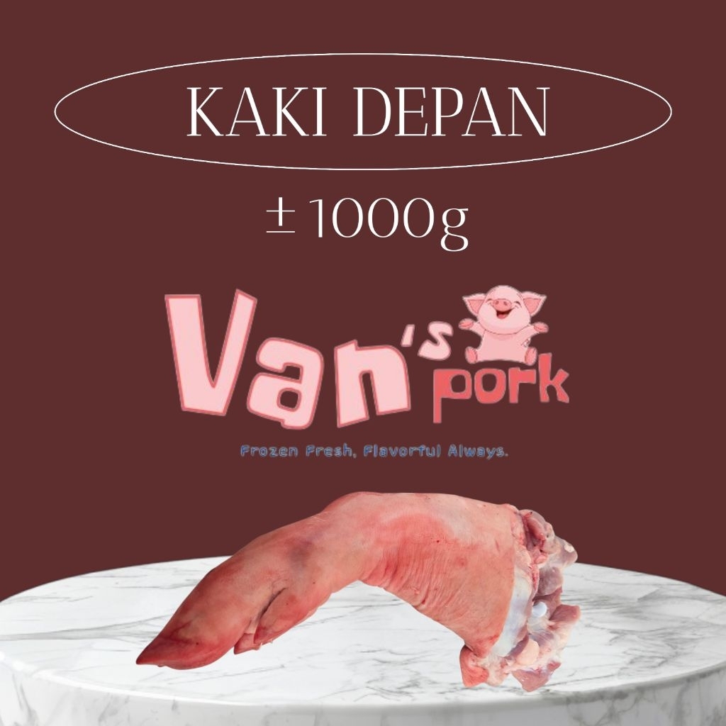 

Kaki Babi Depan (CUKIOK) ±1kg potong bersih