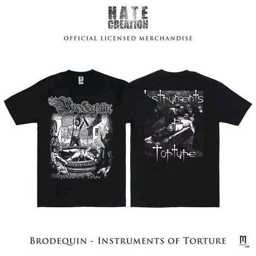 BRODEQUIN - Instrument Of Torture  - T-SHIRT DISTRO / TSHIRT BAND METAL ORIGINAL / KAOS MUSIK / DEAT