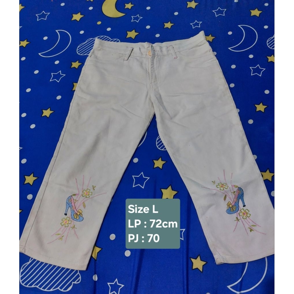 Celana 7/8 putih second