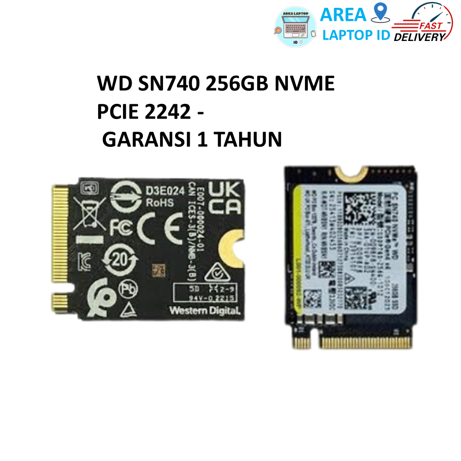 WD SN740 256GB NVME PCIE 2242