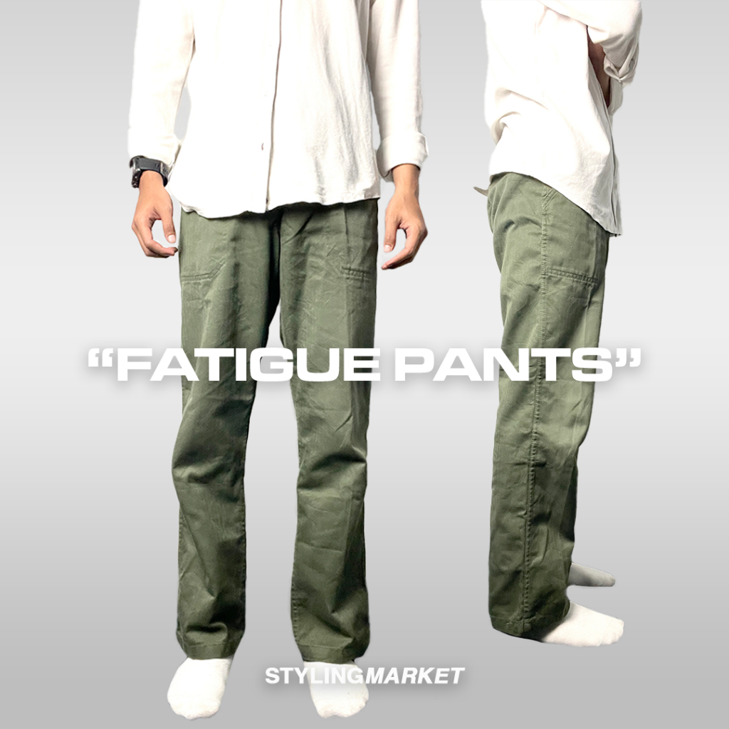 Fatigue Army Pants - Celana Fatigue / Cargo Army Pants - Celana - HUMANSTYLING