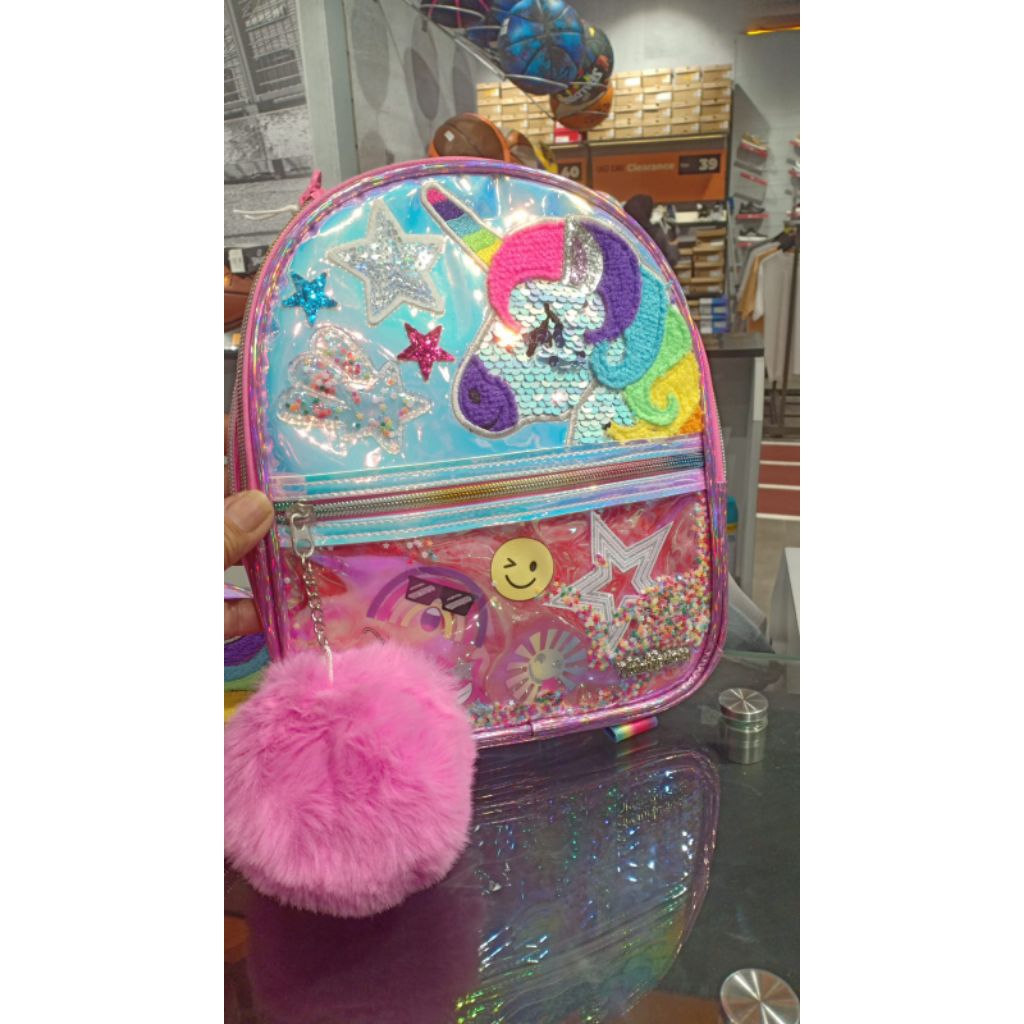 Tas ransel skechers mini black