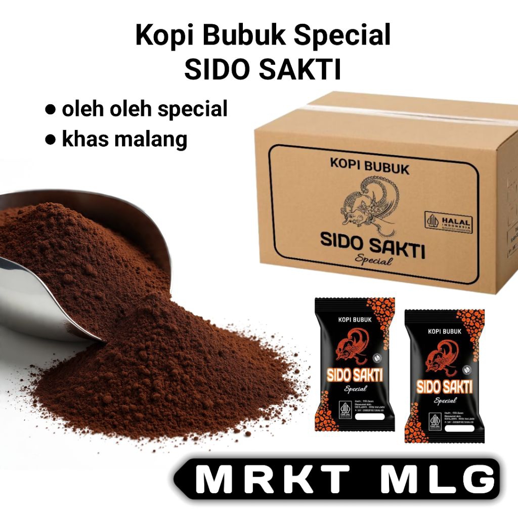 

mrkt mlg - promo sidosakti kopi bubuk 200gr special oleh oleh khas malang ngopi nikmat setiap saat