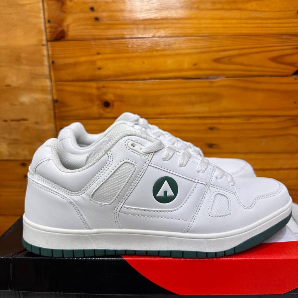 2 VARIASI WARNA SEPATU AIRWALK PRIA AIRWALK CHAD BLACK & WHITE LEATHER COD ORIIGNAL SPORTY SNEAKER R