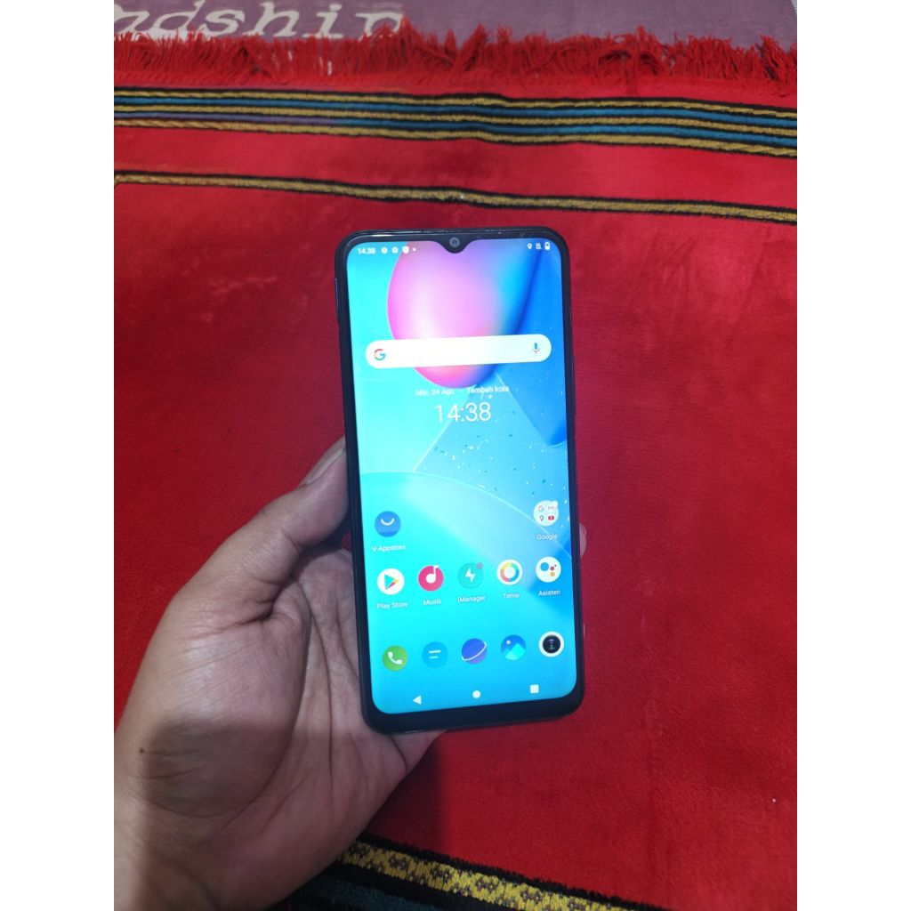 vivo y12s garansi resmi ram 3gb 32gb wifi aja ori bagus hp bekas murah