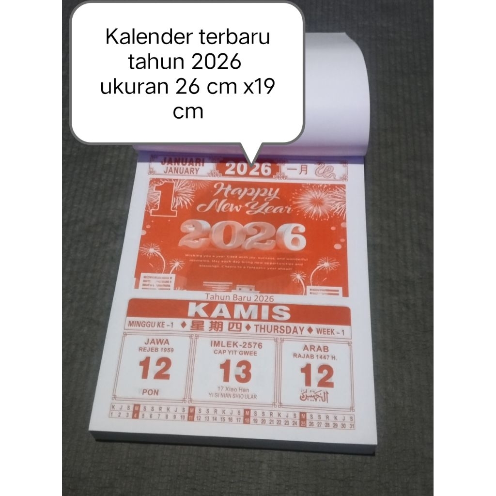 

Kalender terbaru tahun 2026