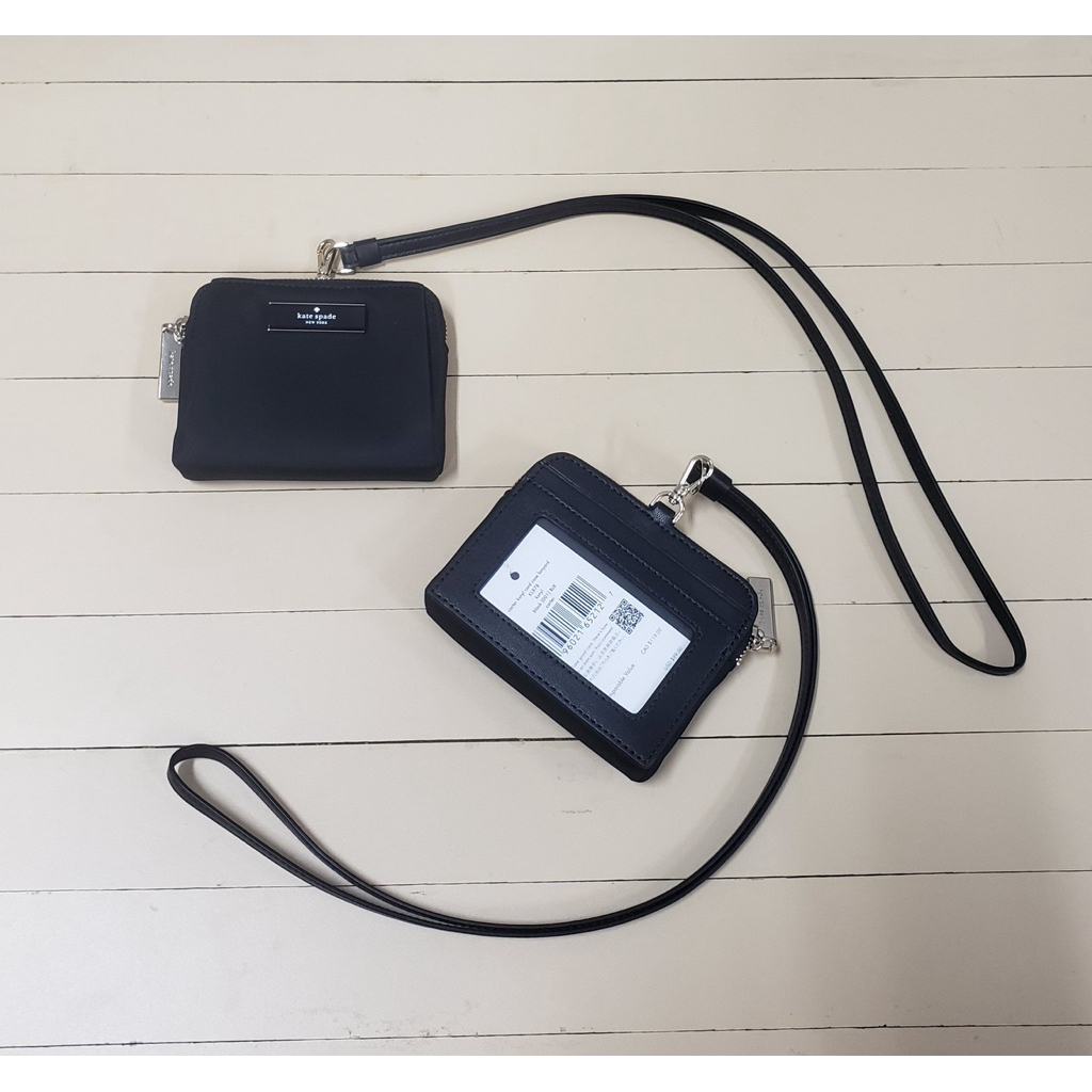 

KS Carter Nylon card case lanyard 10x9cm Black