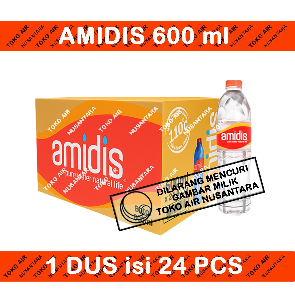 

Amidis 600 ml - Air Minum Distilasi