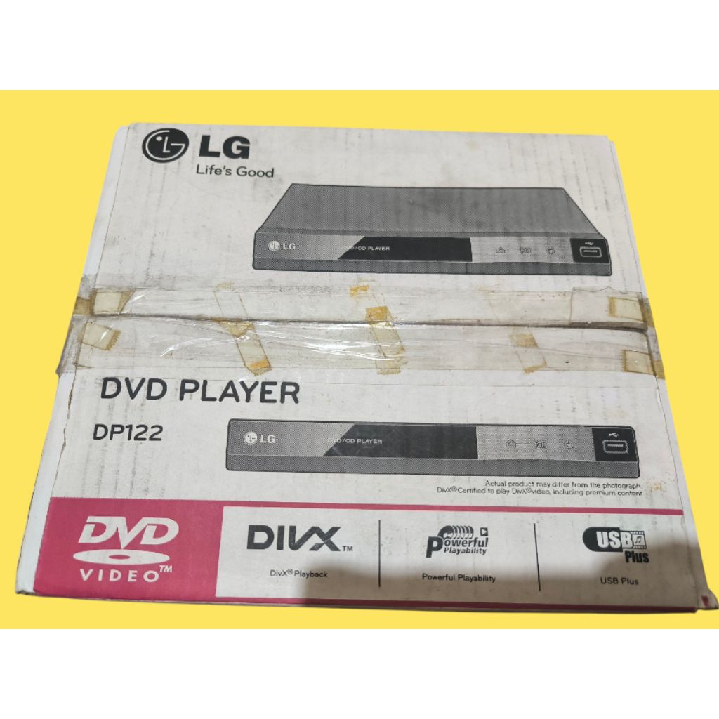 LG DVD player DP122