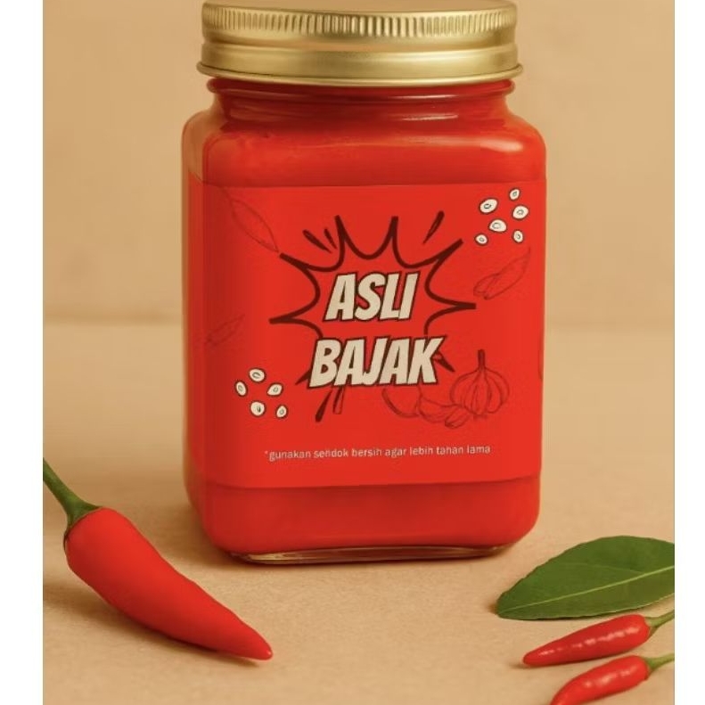 

Sambal Asli Bajak Pedas Otentik