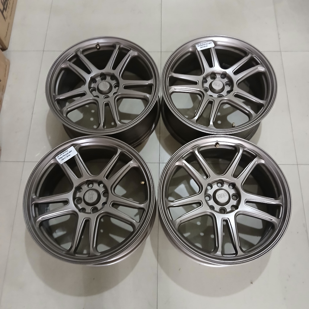 velg/pelek mobil second hsr ring17 baut4x114/100 cocok buat mobil avanza,brio,vios,dll