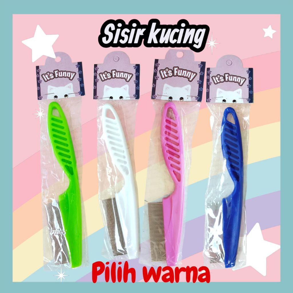 [FREE HANG TAG] Serit Sisir Kutu Kucing dan Anjing