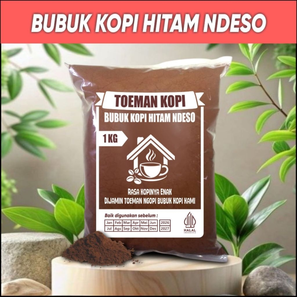 

Bubuk Kopi Hitam Ndeso 1kg Kualitas Terbaik Fresh