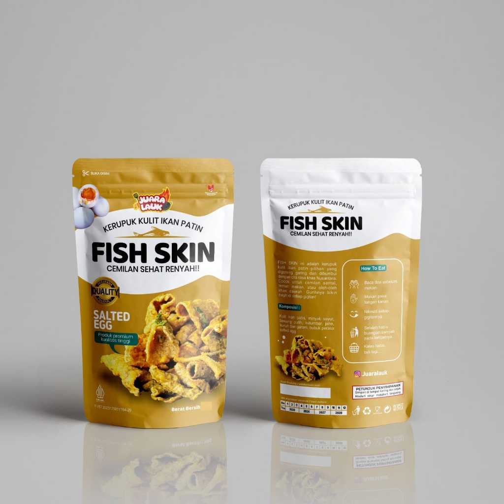 

TERMURAH KERIPIK KULIT IKAN PATIN SALTED EGG BESAR