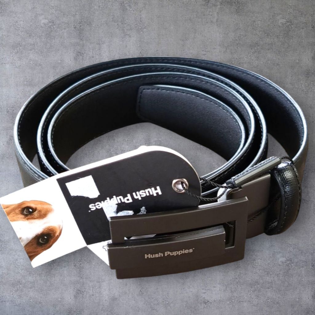 Ikat Pinggang Hush Puppies Willow Flat Clip Black